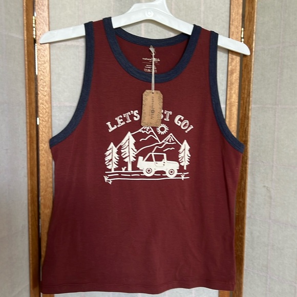 NATURAL LIFE Tops - Natural Life Tank “Let’s Just Go” size L